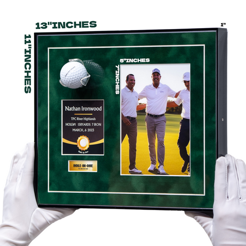 Hole in one Golf Ball Display Frame