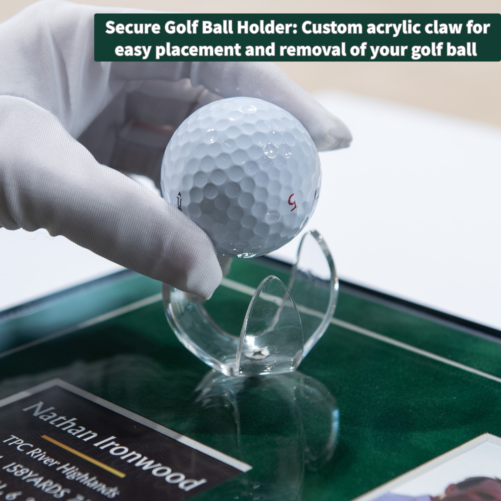 Hole in one Golf Ball Display Frame