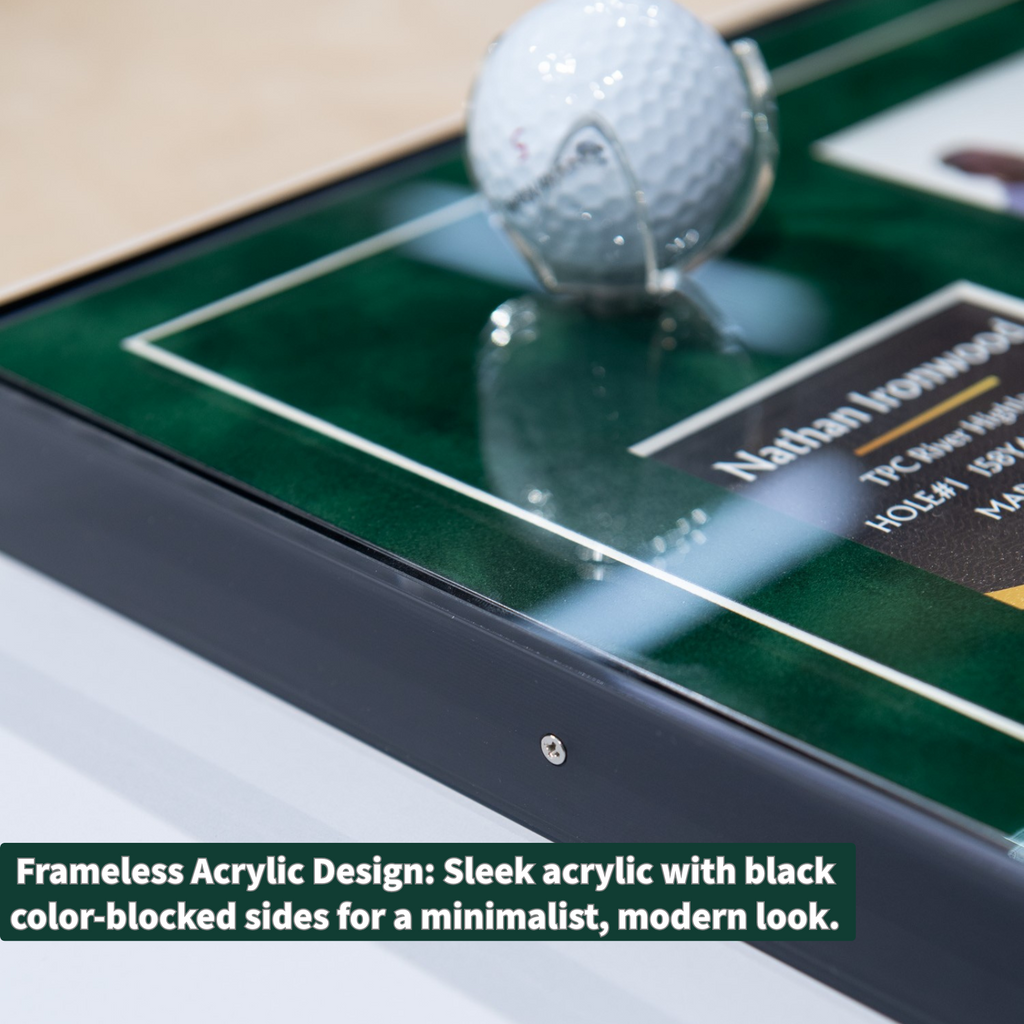 Hole in one Golf Ball Display Frame